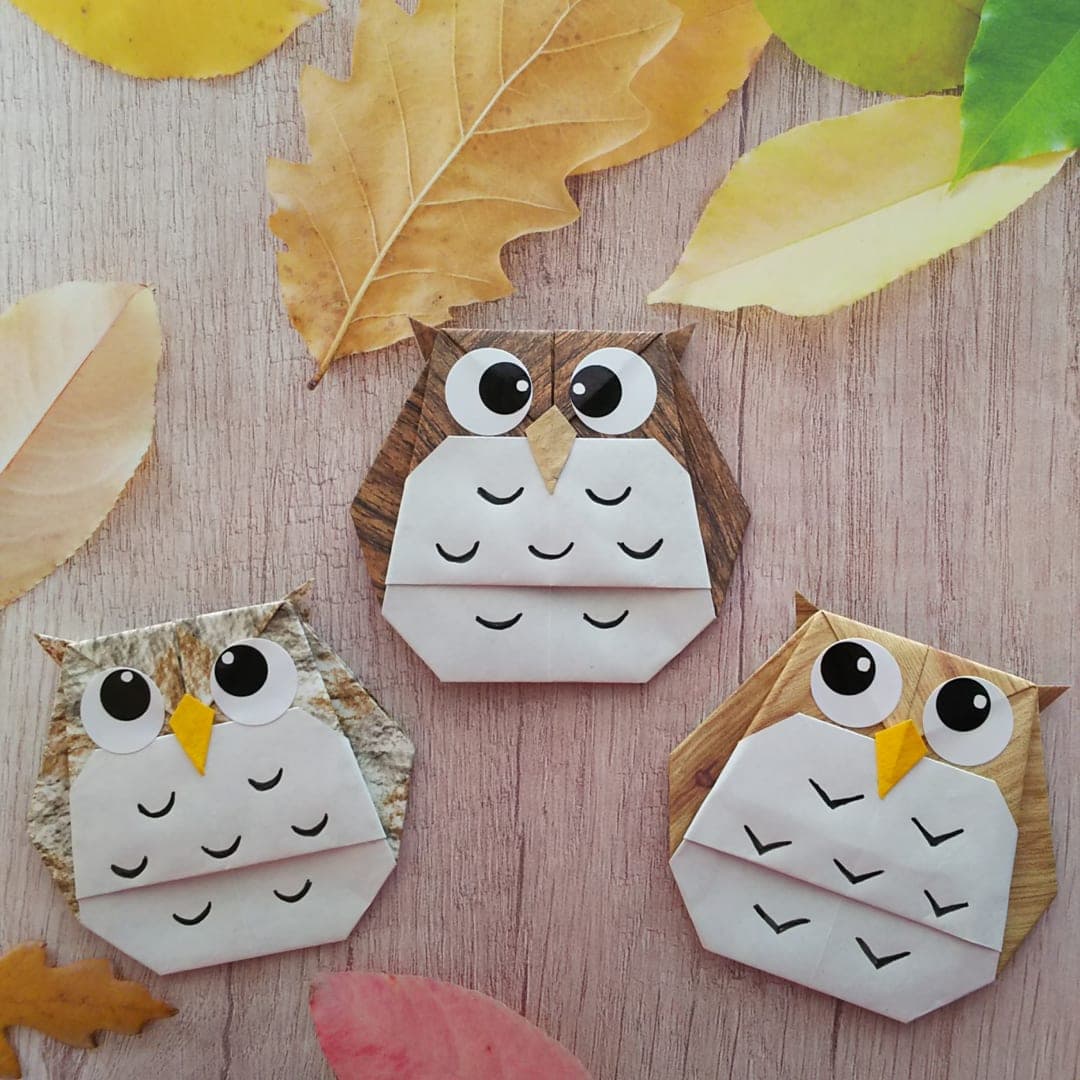 ダイちゃん hiroko_daichanさんによるフクロウの折り紙